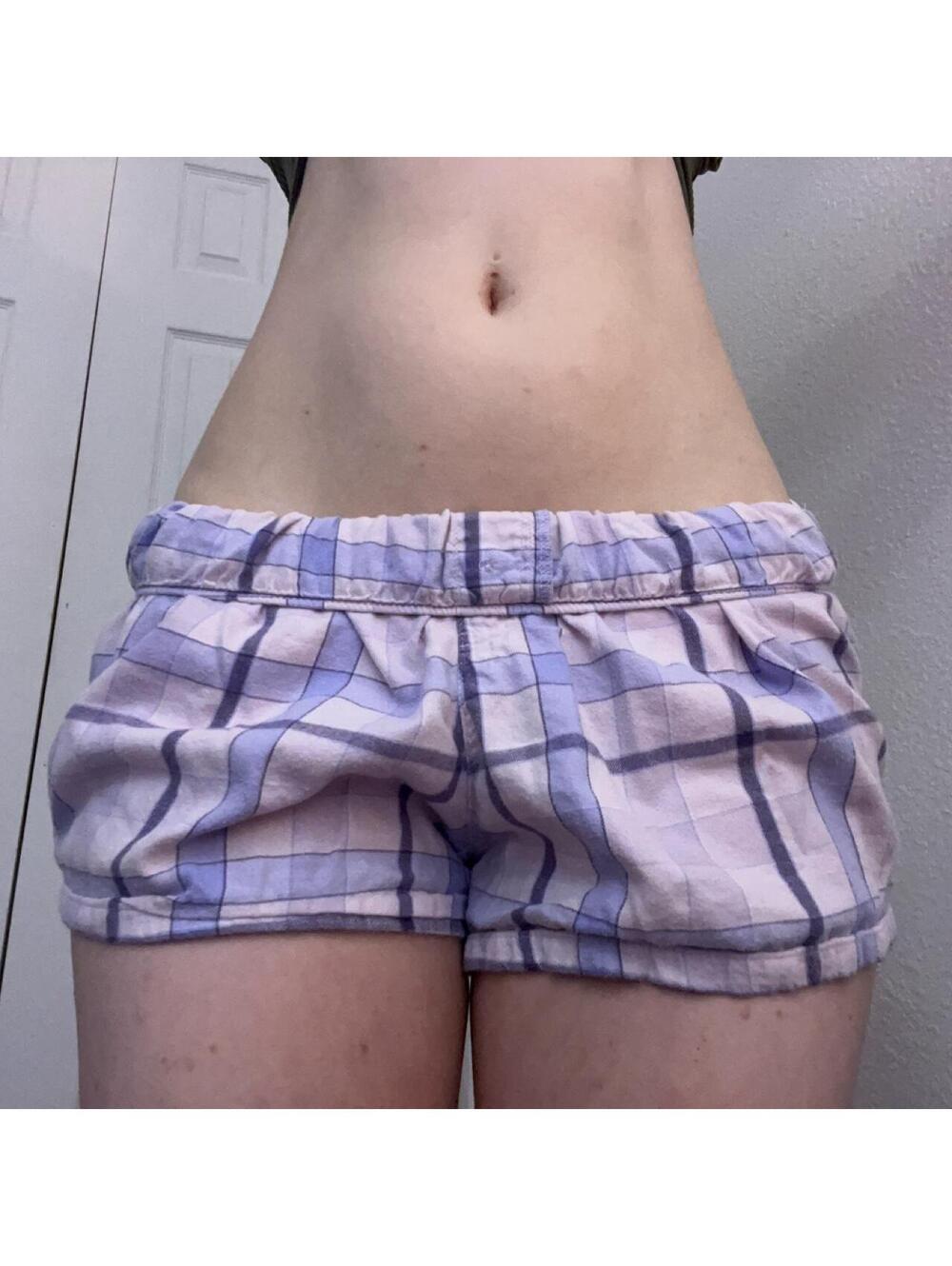 mini plaid shorts